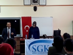 Seydişehir’de Öğrencilere SGK Eğitimi Verildi