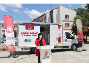 GEZİCİ SAĞLIK TARAMA ARACI İLÇEMİZE HAYIRLI OLSUN