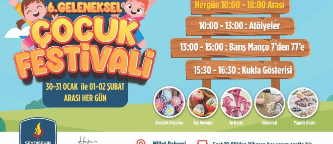 Geleneksel çocuk festivali başlıyor